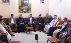 السوداني يستقبل في منزله بميسان المواطنين المهنئين بعيد الفطر المبارك